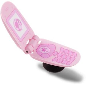 CROCS — Barbie Pink Flip Phone Jibbitz Charm — New with Tag